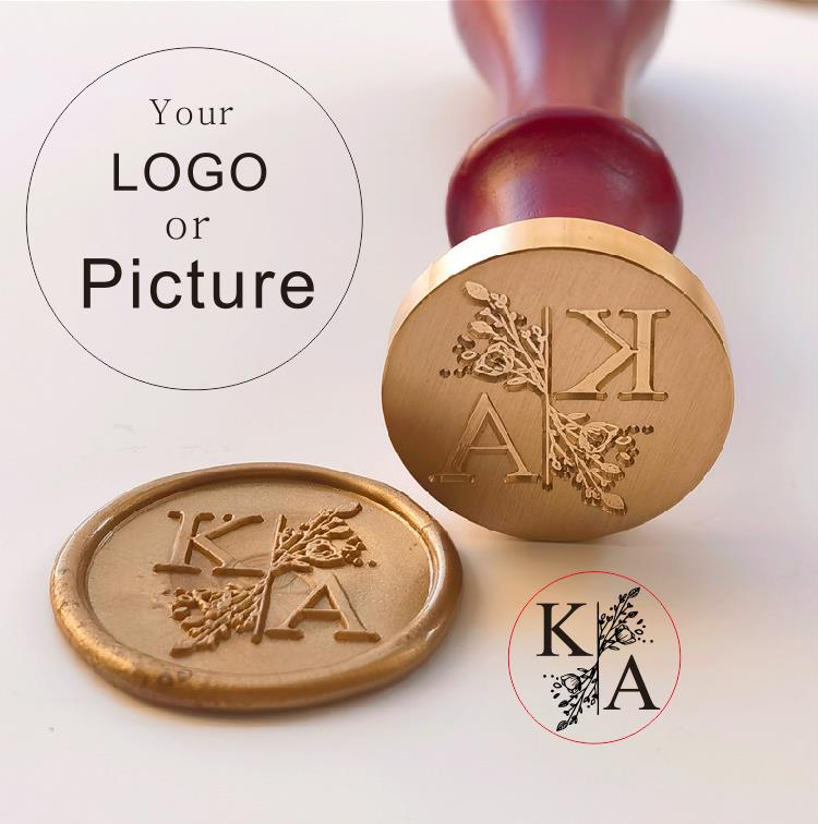 Wax Seal Stamp Set - Selo personalizado selo de cera personalizado