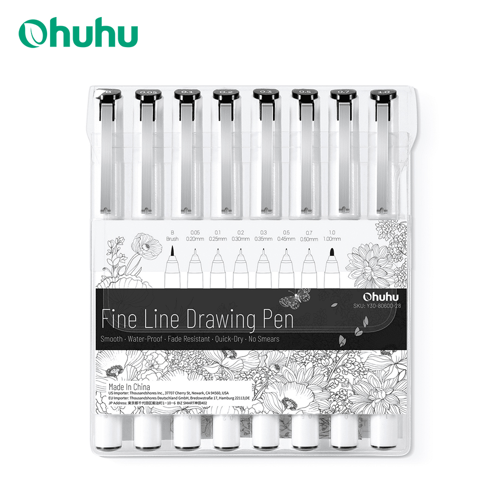 Copic Marker Sketch - Ohuhu micro caneta fineliner canetas de