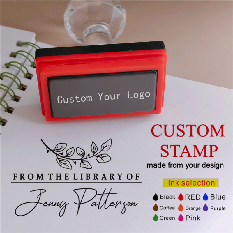 Rubber Date Stamp - Carimbo Personalizado com Logo, Carimbo de
