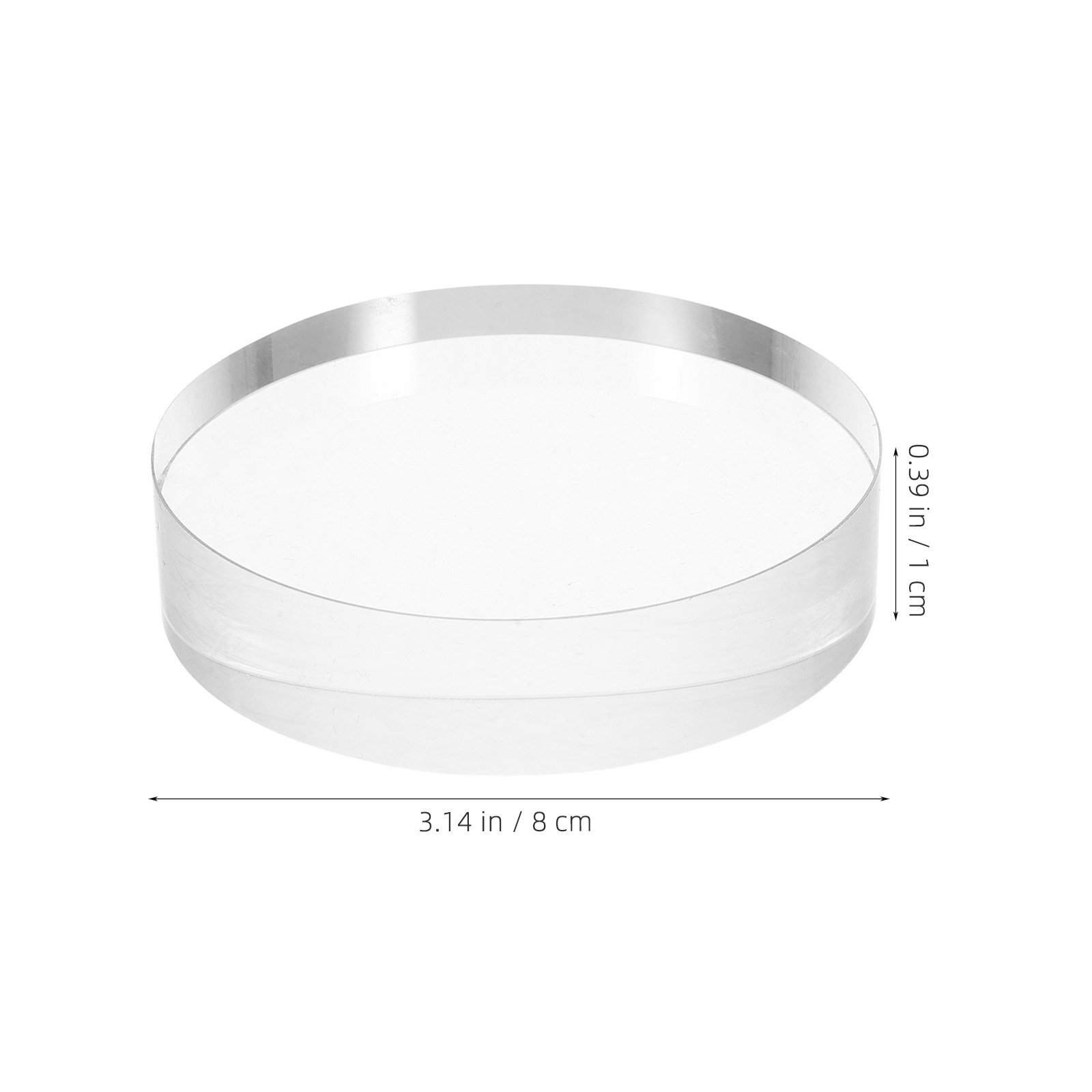 Peso de Papel Redondo de Vidro - Book Weight Glass avaliação e preço