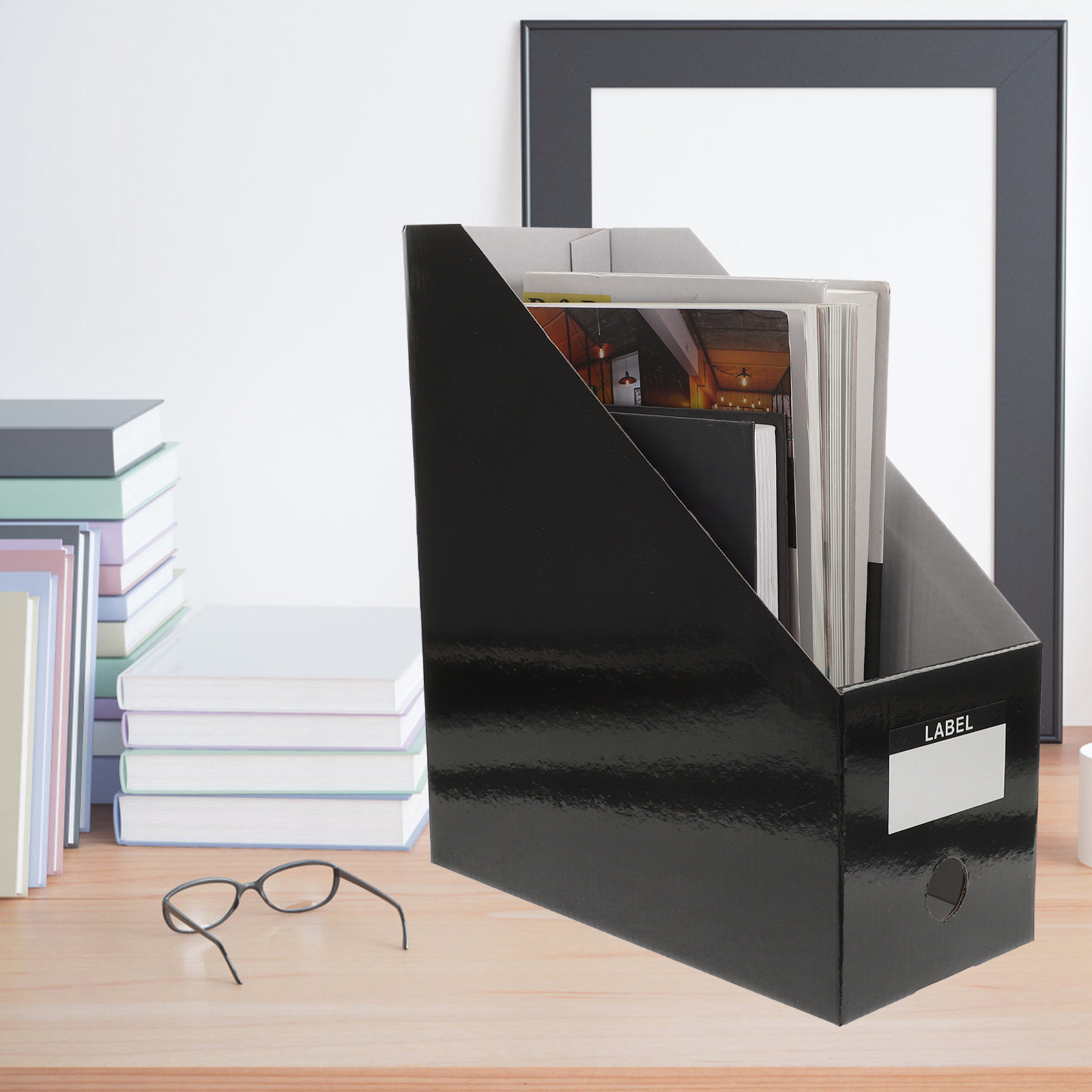 3 Peças Organizador de Pastas  - Magazine Holder Rack avaliação e preço