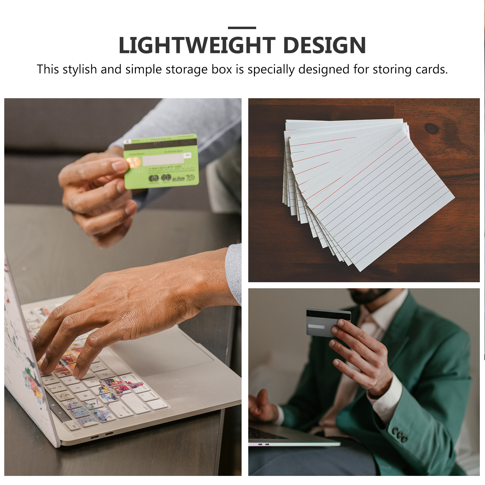 4 Peças Organizador de Plástic - Index Card Holder avaliação e preço