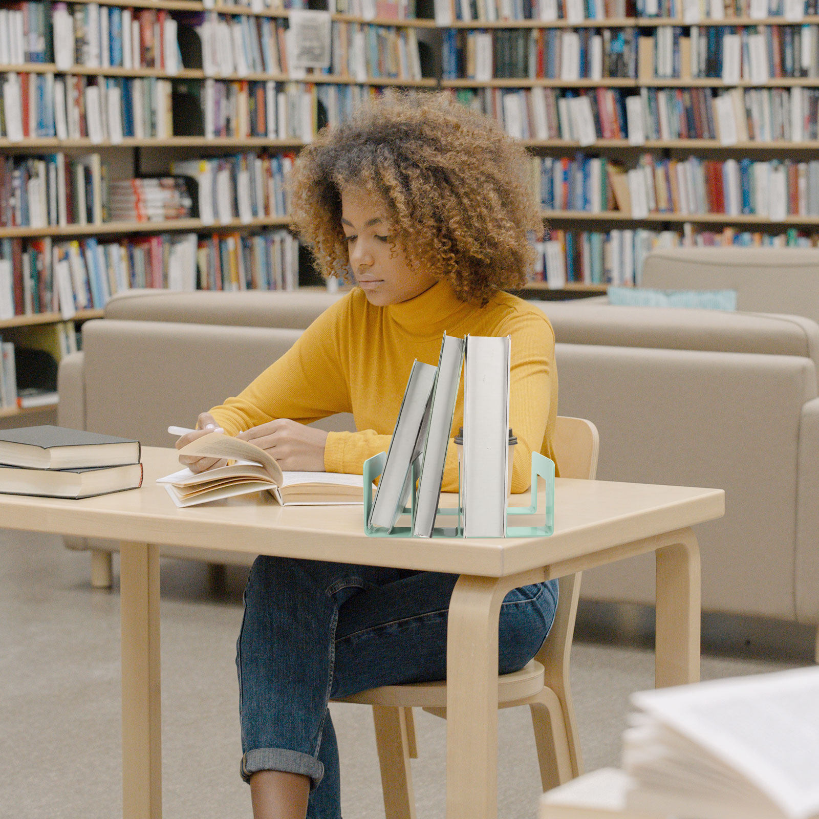 Suporte de Mesa para Livros, P - Magazine Holder Rack avaliação e preço