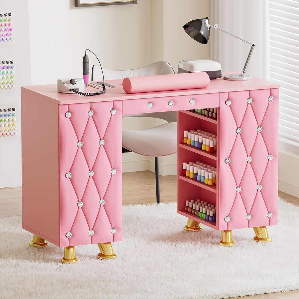 Mesa de Manicure com Coletor d - Leather Desk Pad avaliação e preço
