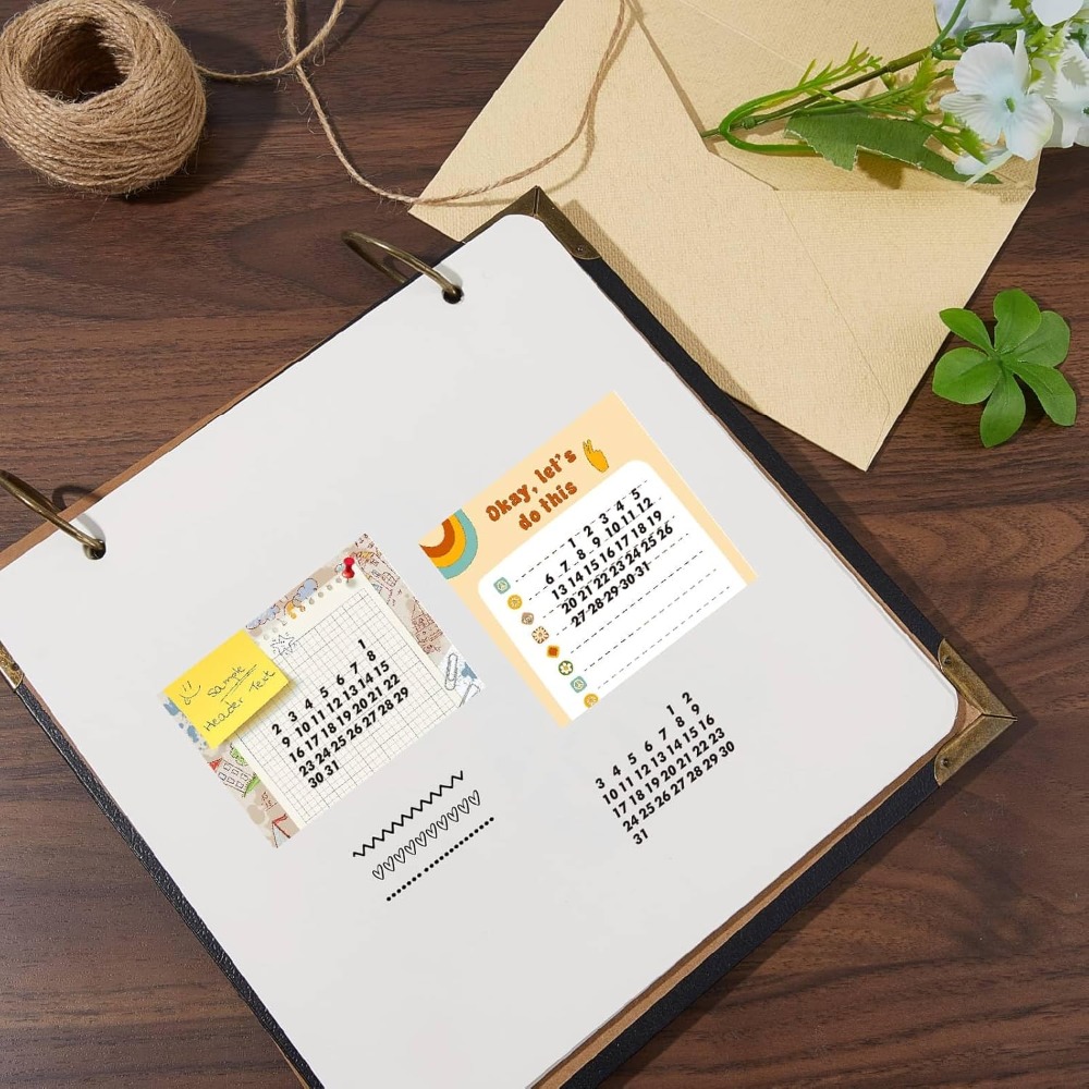 Calendário data selos claros m - Rubber Date Stamp avaliação e preço
