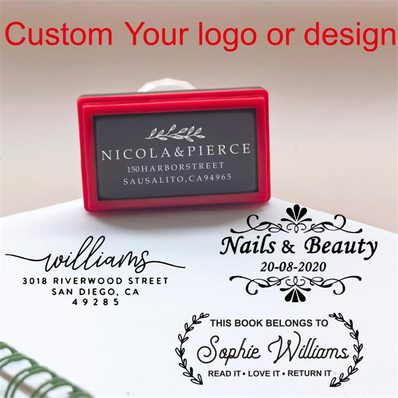 Carimbo Personalizado com Logo - Rubber Date Stamp avaliação e preço