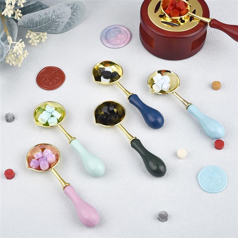 Conjunto De Colher De Fusão De - Wax Seal Stamp Set avaliação e preço